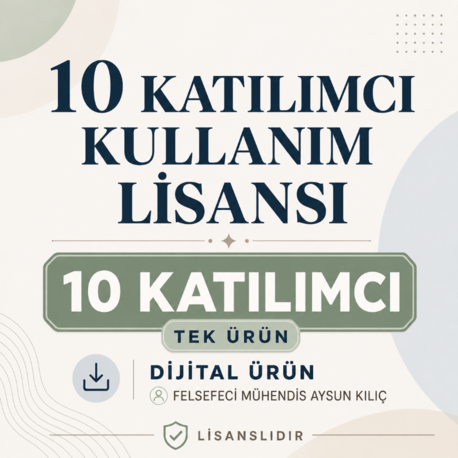 10 Katılımcı Kullanım Lisansı
