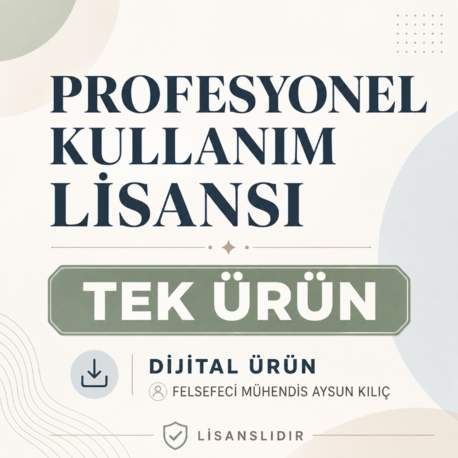 Profesyonel Kullanım Lisansı