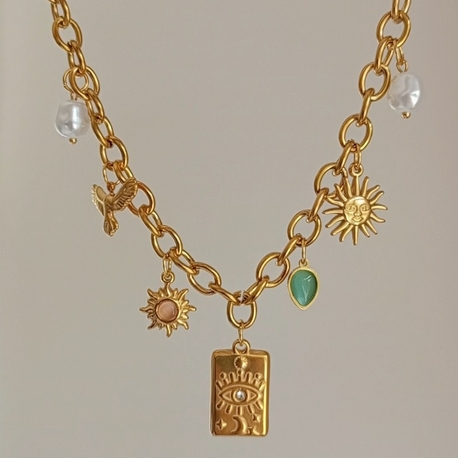 Çelik | Charm Kolye