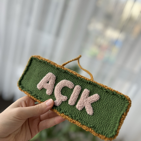Punch Açık Kapalı Yazısı