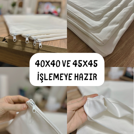 Duck Keten Kırlent Kılıfı