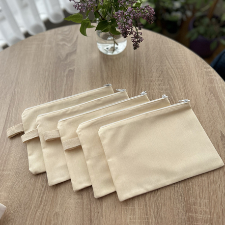 Duck Keten Clutch Çanta