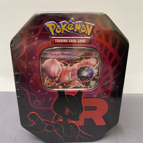 Team Rockets - Mewtu ex Tin Box 2025 - ingilizce