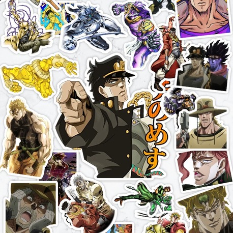 JoJo no Kimyou na Bouken part 3 Anime Sticker Paketi (25 Sticker)