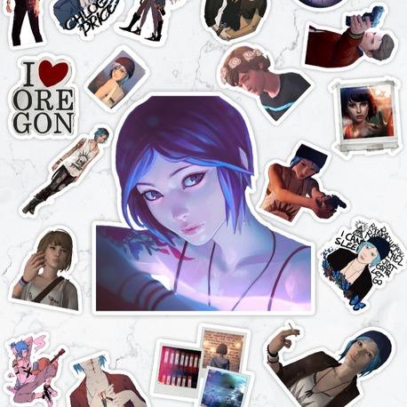 Life Is Strange Video Oyun Telefon Laptop Yapışkanlı Folyo Sticker Paketi (20 ADET)