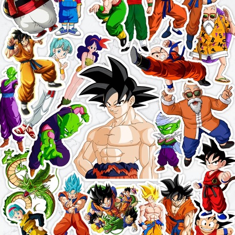 Dragon Ball Anime Sticker Paketi (25 Sticker)