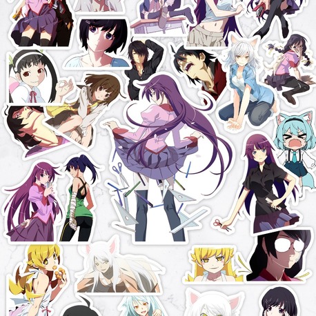 Monogatari  Anime Sticker Paketi (26 Sticker)