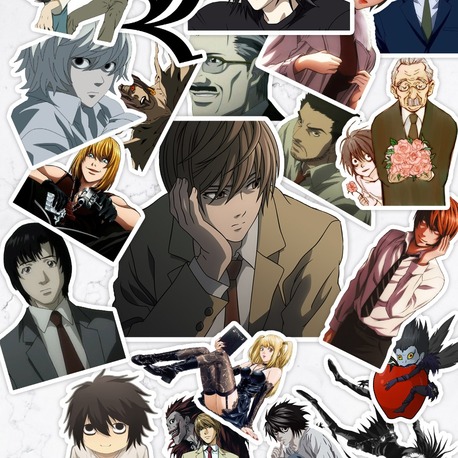 Death Note Anime Sticker Paketi (20 Sticker)