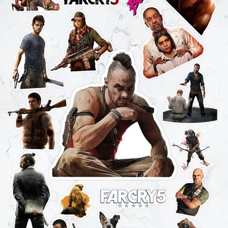  Farcry Video Oyun Sticker Paketi (20 ADET)