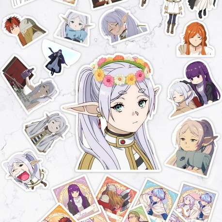  Sousou no Frieren Anime Sticker Paketi (25 Sticker)