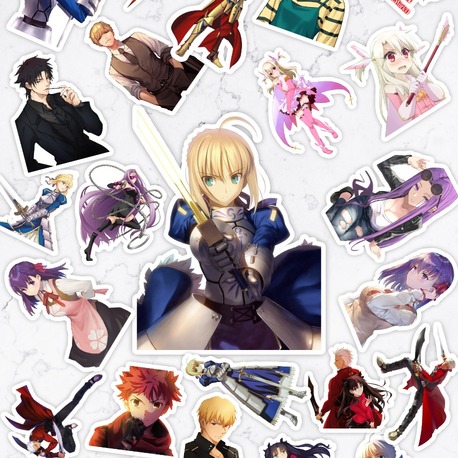 Fate / Stay Night Anime Sticker Paketi (24 Sticker)