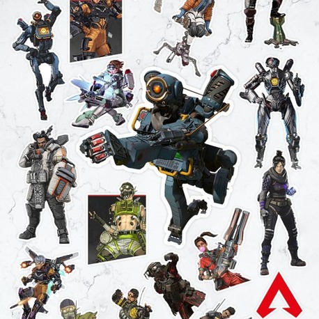 Apex Legends Video Oyun Video Oyun Sticker Paketi (20 ADET)