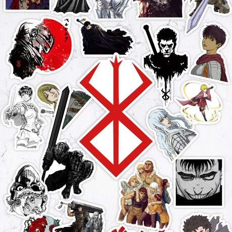  Berserk  Anime Sticker Paketi (22 Sticker)