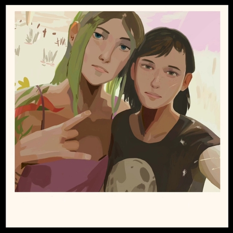 Chloe and Max Print
