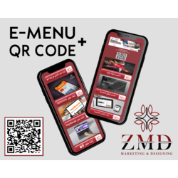 إنشاء منيو إلكتروني eMenu+QR