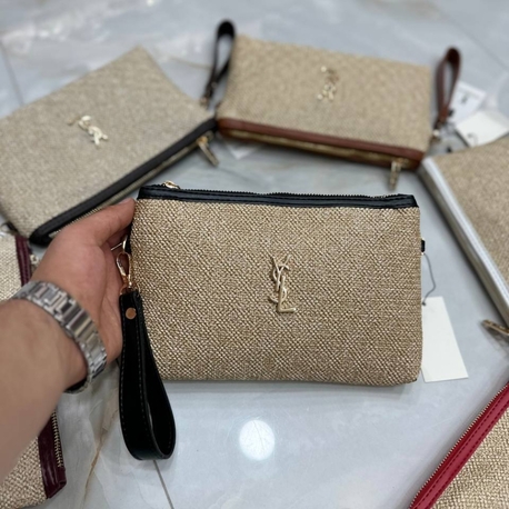 Yves Saint Laurent Hasır Clutch✨