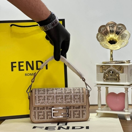 Fendi Baguette Mini Sequnis or Crystals bag✨