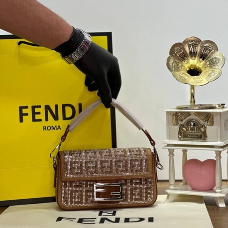 Fendi Baguette Mini Sequnis or Crystals bag✨