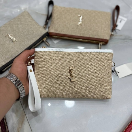 Yves Saint Laurent Hasır Clutch✨