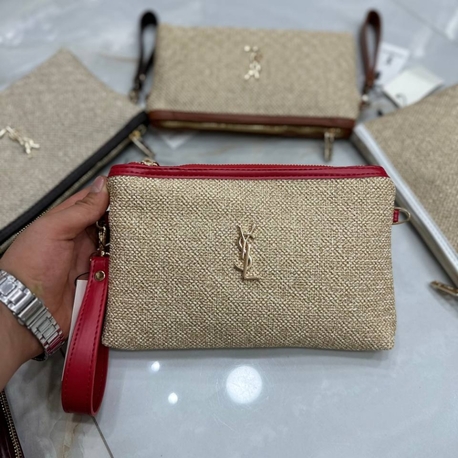 Yves Saint Laurent Hasır Clutch✨