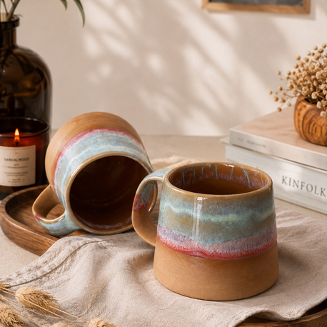 Minty Freshness 190 ml Kahverengi Stoneware Fincan