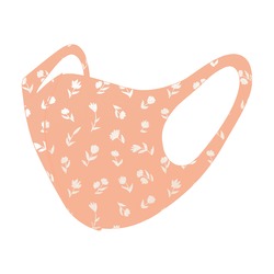 Zs 2 Adet-Antibakteriyel Pamuk Kumaş Maske-Toz Pembe