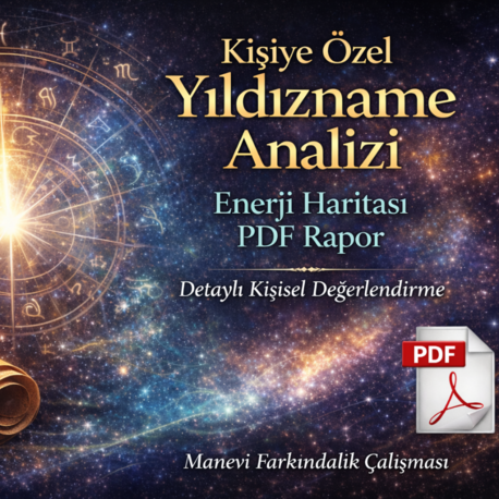 Kişiye Özel Yıldızname Analizi – Doğum Tarihi & Enerji Haritası PDF Raporu
