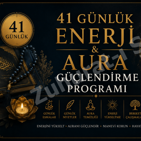 41 Günlük Enerji & Aura Güçlendirme Programı – Günlük Esmalar, Koruma Duaları ve Bereket