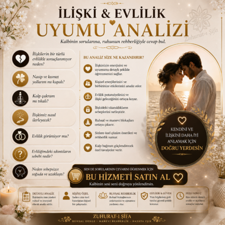 İLİŞKİ & EVLİLİK UYUM ANALİZİ – Yıldızname, Çakra ve Durugörü Bakımı