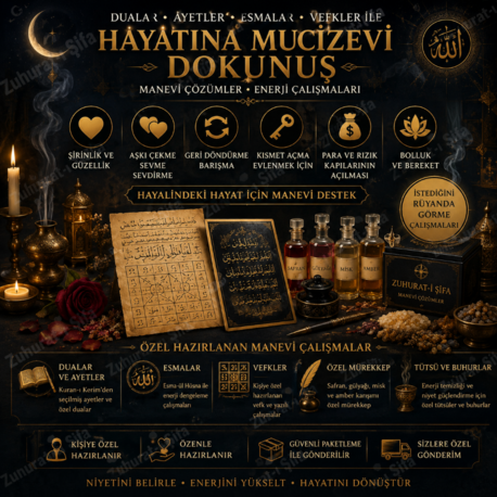 Dualar, Ayetler, Esmalar ve Vefkler ile Hayatına Mucizevi Dokunuş – Şirinlik, Aşk