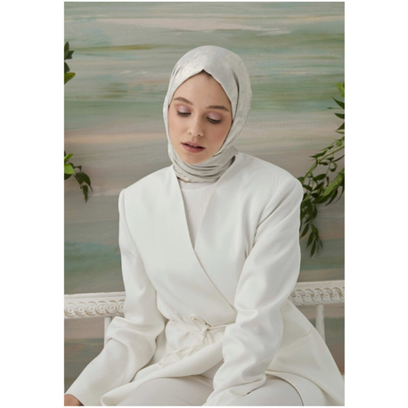 Luxury Shine Freshscarfs beyaz 