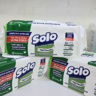 Solo Ultra Güçlü yüzey temizleme havlusu 100 lü 3 PAKET