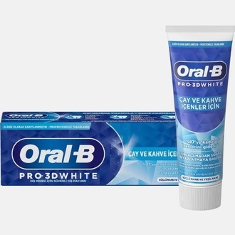 Oral-B Pro 3D White Çay & Kahve Lekelerine Karşı Oral-B Pro 3D 