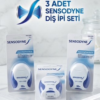 Sensodyne Diş İpi Seti 3 adet 30 metre