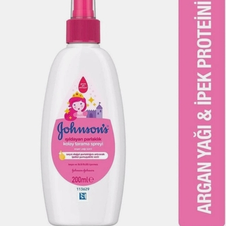 Johnsons  baby argan yağ İpeksi kolay saç tarama