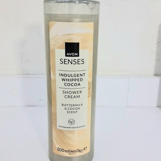 Avon Senses Indulgent Whipped Cocoa duş kremi, 500 ml’lik