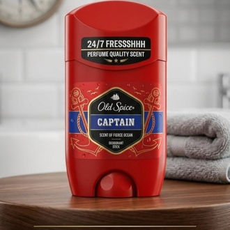 Old Spice Captain, kırmızı stick f