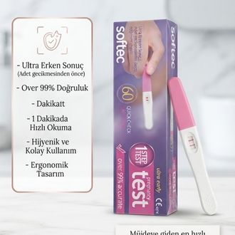 softech Tek Adımlı ERKEN Gebelik Testi