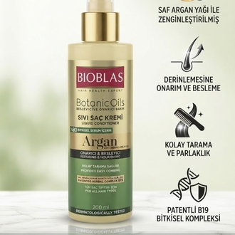 Bioblas Botanic Oils Argan Yağlı Sivi Saç Kremi, 200 ml