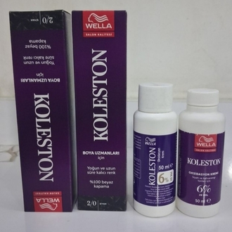 Koleston 0/2 SİYAH Saç Boyası ve oksidan 2 ADET