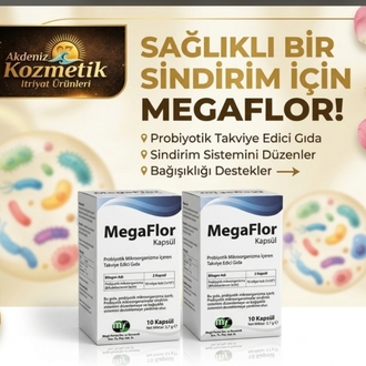 MegaFlor Probiyotik Kapsül 10'lu 2 li paket