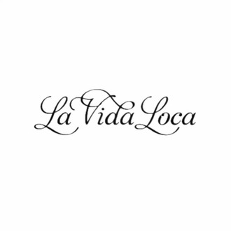 Ahşap geçici dövme kalıbı La Vida Loca 9x2 cm. d400