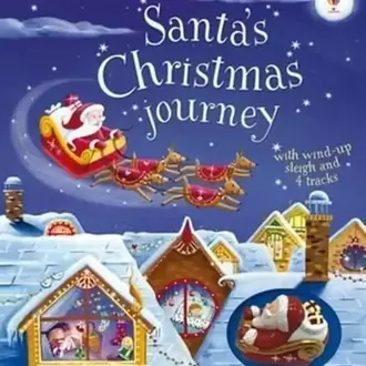Usborne Santa's Christmas Journey With Wind-up Sleigh