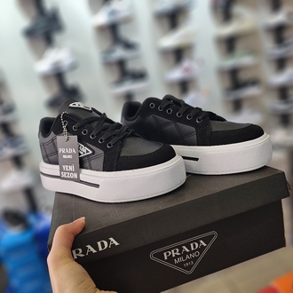 Siyah Prada Spor Ayakkabı 20291
