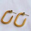 ÇELİK OVAL HALKA MODEL KÜPE