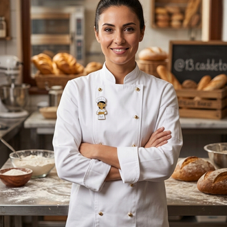 BAYAN AŞÇI CHEF MODEL BROŞ