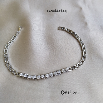 ÇELİK XUPİNG SIRA TAŞLI MODEL BİLEKLİK
