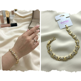 XUPİNG 14K TAŞLI HALAT MODEL BİLEKLİK