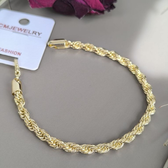 VİP 14K BURGU MODEL BİLEKLİK