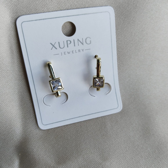XUPİNG 14K TEK TAŞLI MODEL KÜPE